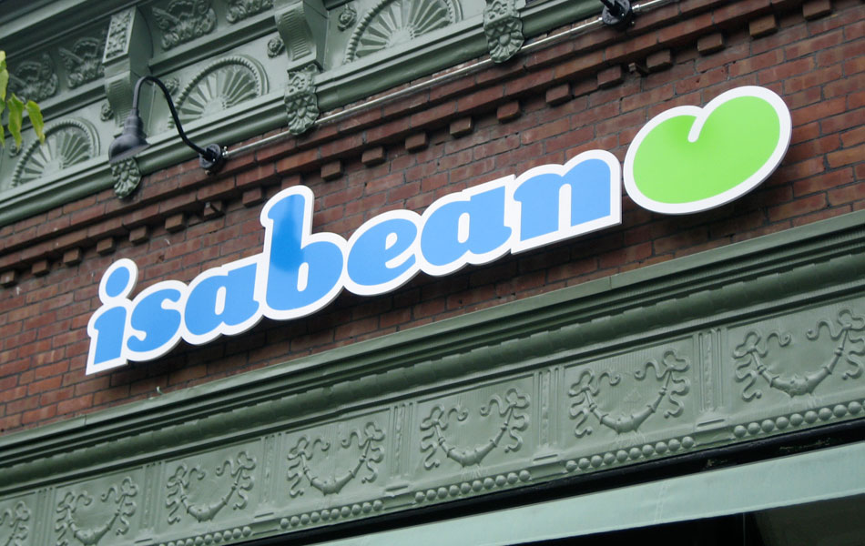 Isabean building sign