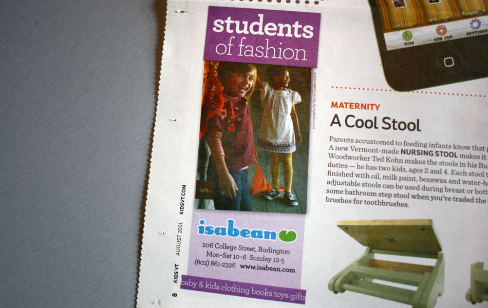 Isabean print ads