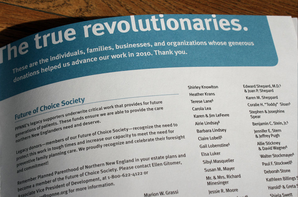 PPNNE annual report 2010, detail
