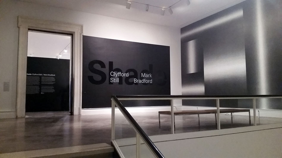 Shade: Clyfford Still / Mark Bradford
